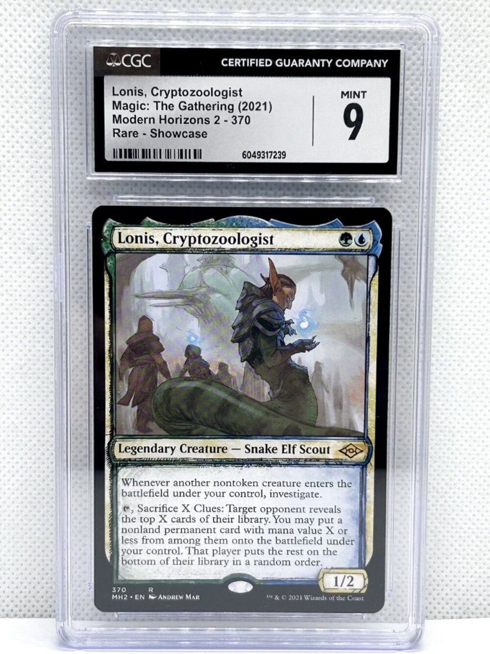 Lonis, Cryptozoologist Modern Horizons 2 2021 CGC Graded 9 Mint MTG